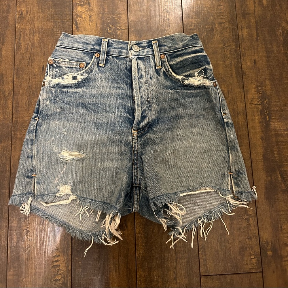 Gently worn Agolde shorts.
